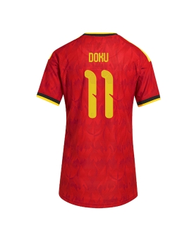 Billige Fotballdrakt Belgia Jeremy Doku #11 Replika Hjemmedrakt Dame VM 2026 Kortermet Billige Fotballdrakt Belgia Jeremy Doku #11 Replika Hjemmedrakt Dame VM 2026 Kortermet